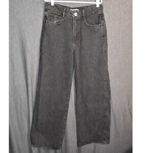 Zara Women's 12 Black High Rise Denim Jeans